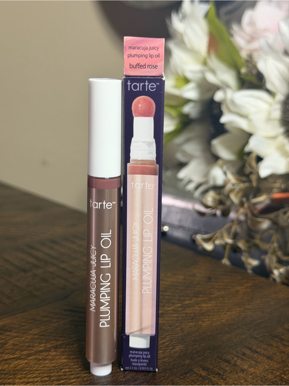 Buffed Rose-tarte Maracuja Juicy Plumping Lip Oil — Buffed Rose (Pink)